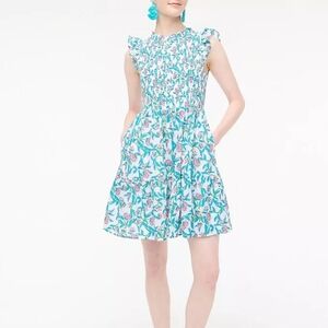J.Crew Flutter-sleeve mini dress Size S NWOT